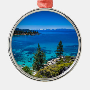 Lake Tahoe Metal Ornament