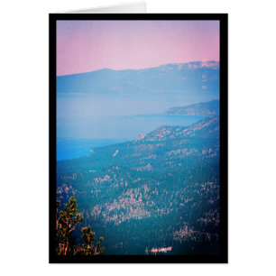 Lake Tahoe Mist- Song of Sol. 5:14 Greeting Card