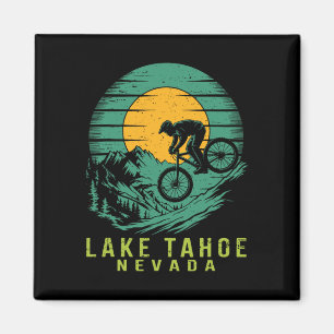 Lake Tahoe Nevada Mountain Biking Adventure Magnet