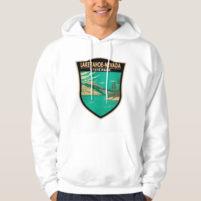 Lake Tahoe Nevada State Park Nevada Vintage Hoodie (Front)