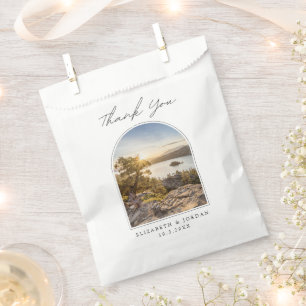 Lake Tahoe Photo Wedding Favour Thank You Bag