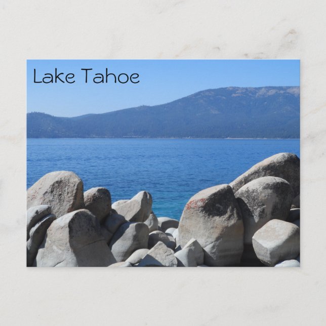 Lake Tahoe Postcard (Front)