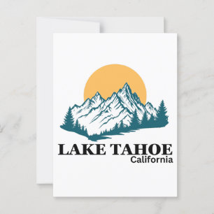 LAKE TAHOE  POSTCARD