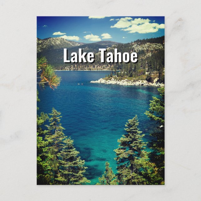 Lake Tahoe Postcard (Front)