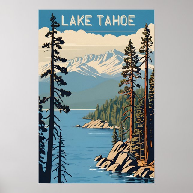 Lake Tahoe Poster (Front)