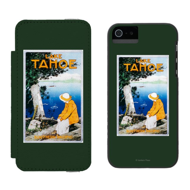 Lake Tahoe Promotional PosterLake Tahoe, CA Incipio iPhone Wallet Case (Side by Side)