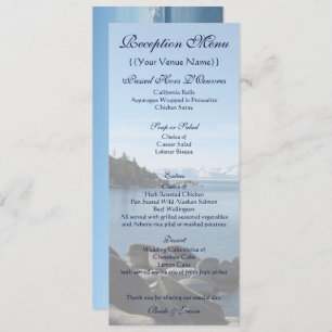 Lake Tahoe Reception Menu