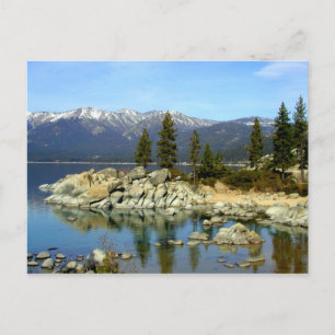 Lake Tahoe Reflection and Range Postcard