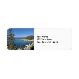 Lake Tahoe Return Address Label