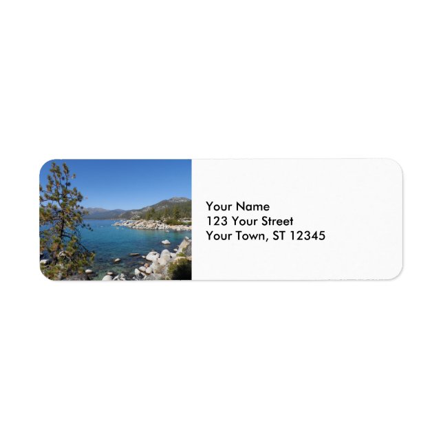 Lake Tahoe Return Address Label (Front)