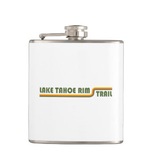 Lake Tahoe Rim Trail California Nevada Hip Flask