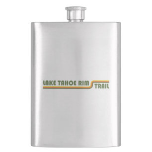 Lake Tahoe Rim Trail California Nevada Hip Flask