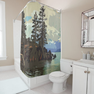 Lake Tahoe Shower Curtain