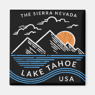 Lake Tahoe Sierra Nevada Mountain Magnet
