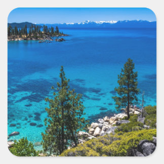 Lake Tahoe Square Sticker