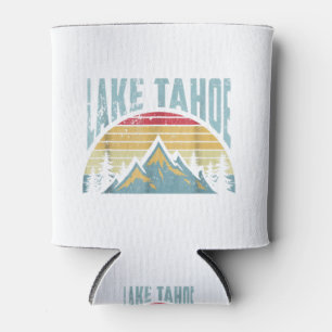 Lake Tahoe Tee - Hiking Skiing Camping Mountains R Can Cooler