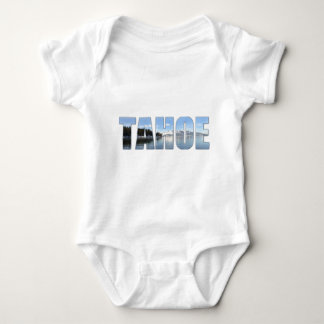 Lake Tahoe Text Baby Bodysuit