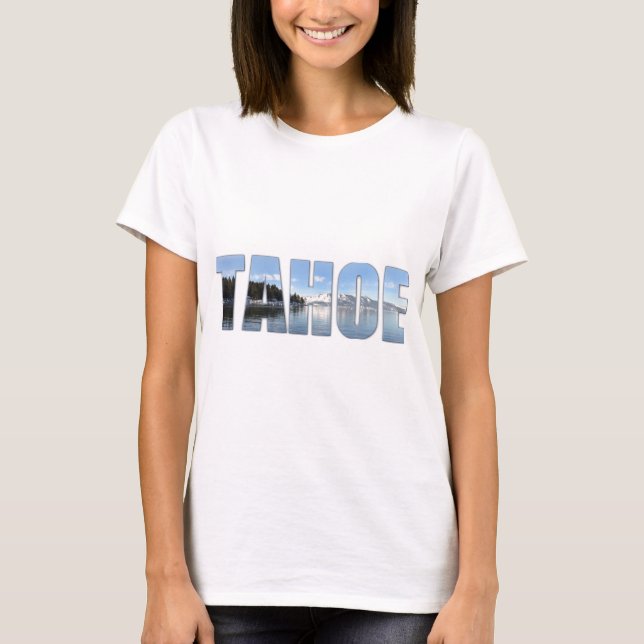 Lake Tahoe Text T-Shirt (Front)