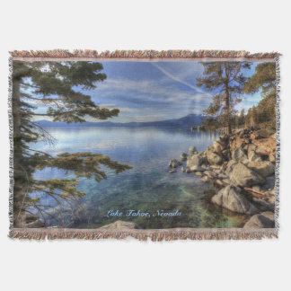 Lake Tahoe Throw Blanket