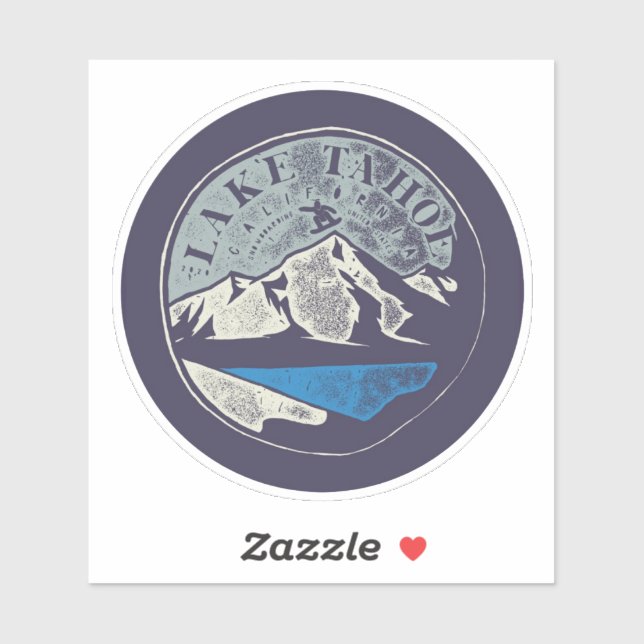 Lake Tahoe Vinyl Sticker (Sheet)