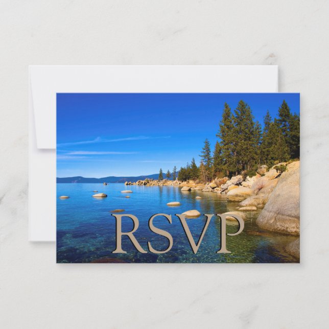 Lake Tahoe Wedding RSVP (Front)