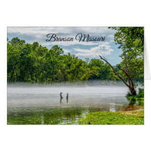 Lake Taneycomo Summer Fog Greeting Card