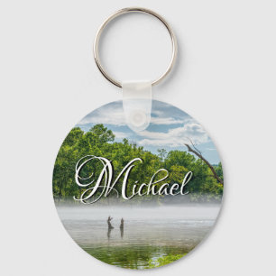 Lake Taneycomo Summer Fog Keychain