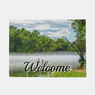 Lake Taneycomo Summer Fog Welcome Doormat