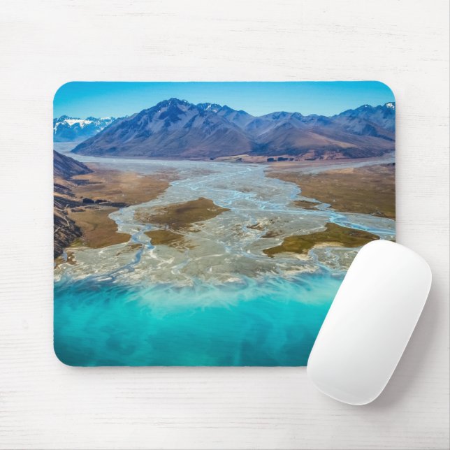 Lake Tekapo and Southern Alps, New Zealand Mouse Pad (With Mouse)