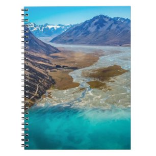Lake Tekapo and Southern Alps, New Zealand Notebook