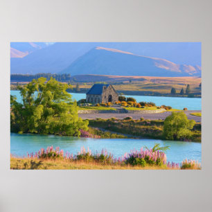 lake tekapo new zealand landscape poster FROM 8,99