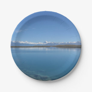 Lake Tekapo, New Zealand Paper Plate