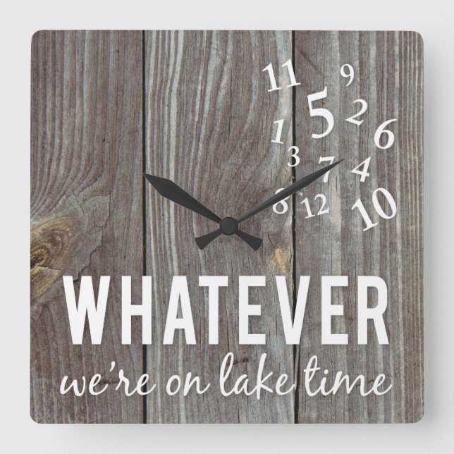 Lake Time Clock (Front)