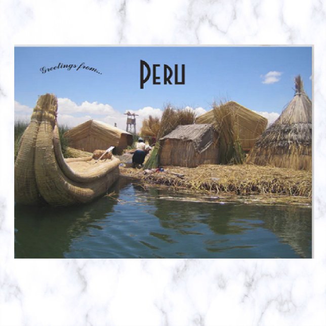 Lake Titicaca Peru Postcard (Creator Uploaded)