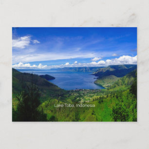 Lake Toba, Sumatra, Indonesia Postcard