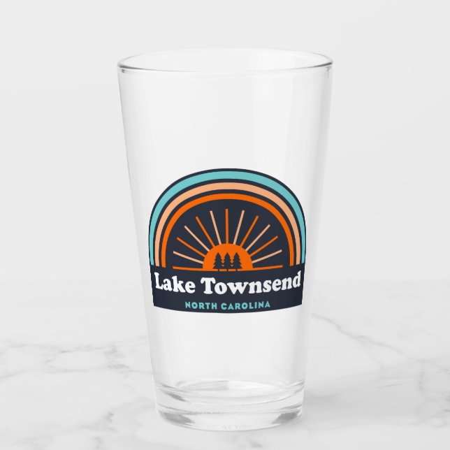 Lake Townsend North Carolina Rainbow Glass (Front)