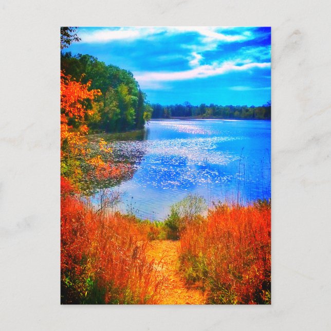 LAKE TRAIL BRIGHT POSTCARD (Front)