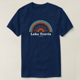 Lake Travis Austin Texas Rainbow T-Shirt