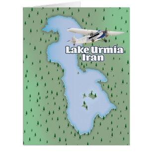 Lake Urmia Iran Travel Map