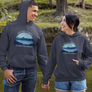 Lake Vacation Family Reunion Personalised Hoodie