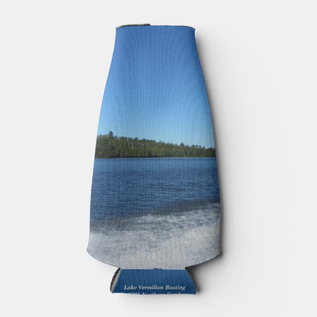 Lake Vermilion Boating Bottle Cooler (Front)