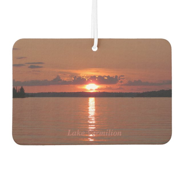 Lake Vermilion Car Air Freshener (Front)