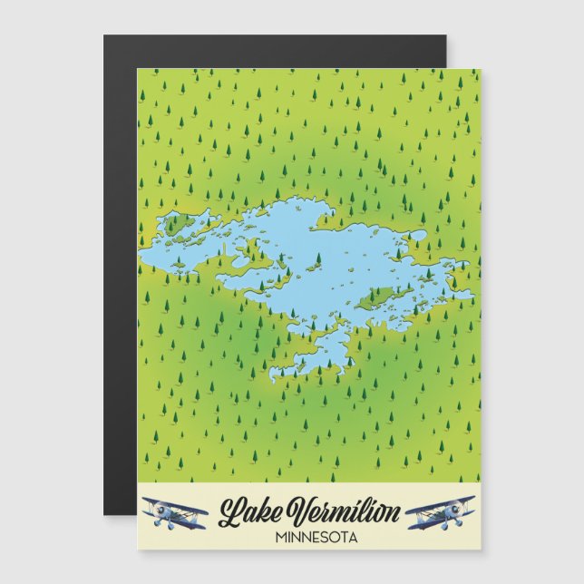Lake Vermilion Minnesota map (Front/Back)