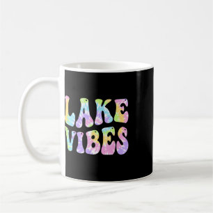 Lake Vibes Funny Fishing Boating Sailing Women Gir Coffee Mug