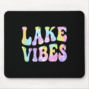 Lake Vibes Funny Fishing Boating Sailing Women Gir Mouse Pad