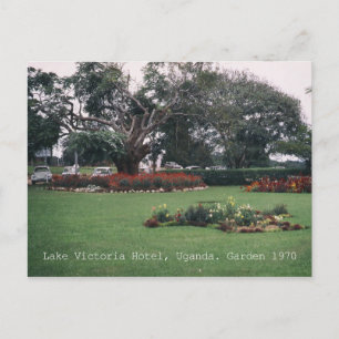 Lake Victoria Hotel, Uganda, 1970 Garden Postcard