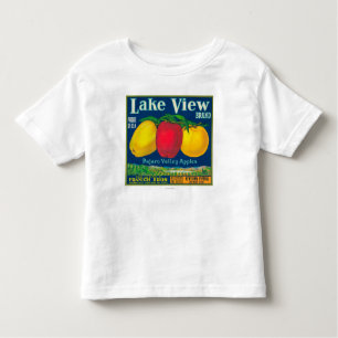 Lake View Apple Label - Watsonville, CA Toddler T-Shirt