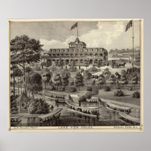 Lake View House in Asbury Park, NJ Poster
