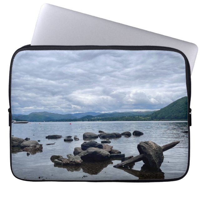Lake view laptop sleeve (Front)