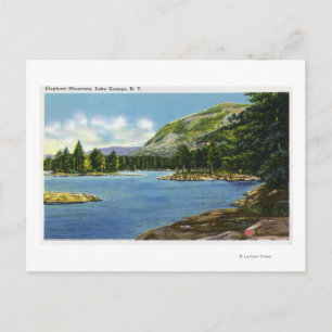 Lake View of Elephant Mountain Postcard